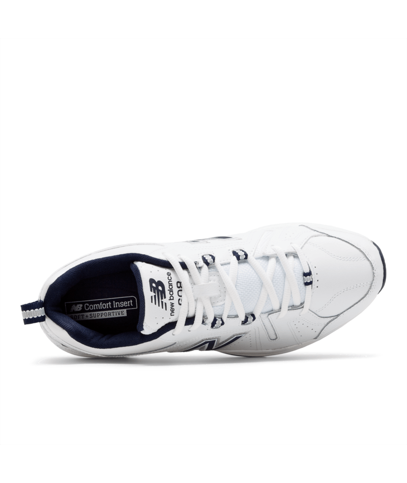 New Balance Men's 608v5 Shoe White/Navy