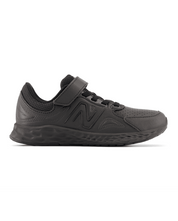 New Balance Kid's 76T Bungee Lace with Top Strap Shoe Black