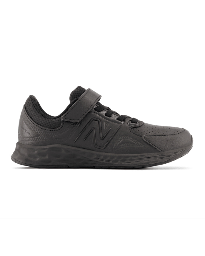 New Balance Kid's 76T Bungee Lace with Top Strap Shoe Black