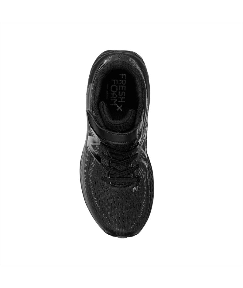 New Balance Kid's Fresh Foam X 860v13 Bungee Lace with Top Strap Shoe Black