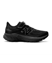 New Balance Kid's Fresh Foam X 860v13 Bungee Lace with Top Strap Shoe Black
