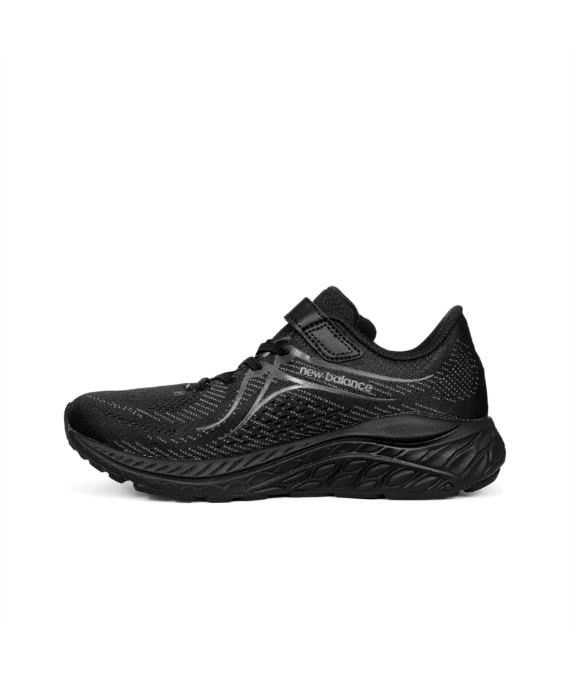 New Balance Kid's Fresh Foam X 860v13 Bungee Lace with Top Strap Shoe Black