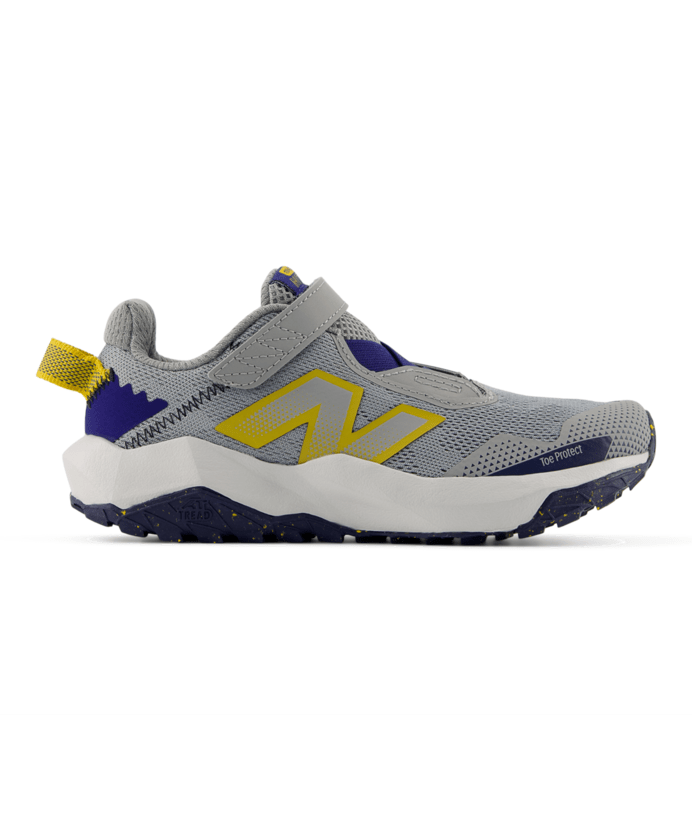 New Balance Kid's DynaSoft Nitrel v6 Bungee Lace with Top Strap Shoe Slate Grey