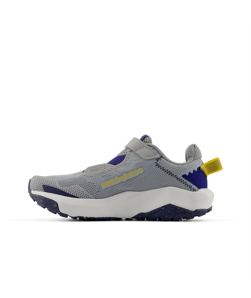 New Balance Kid's DynaSoft Nitrel v6 Bungee Lace with Top Strap Shoe Slate Grey