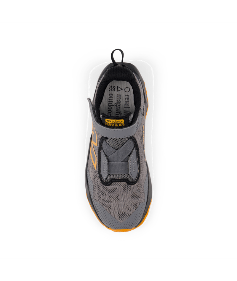 New Balance Kid's DynaSoft Nitrel v6 Bungee Lace with Top Strap Shoe Castlerock
