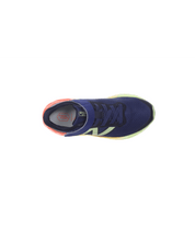 New Balance Kid's Fresh Foam Arishi v4 Bungee Lace with Strap Shoe Blue Oyster