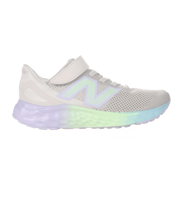New Balance Kid's Fresh Foam Arishi v4 Bungee Lace with Strap Shoe Grey Matter