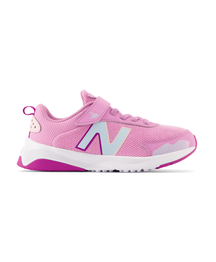 New Balance Kid's Dynasoft 545 Bungee Lace with Top Strap Shoe Raspberry