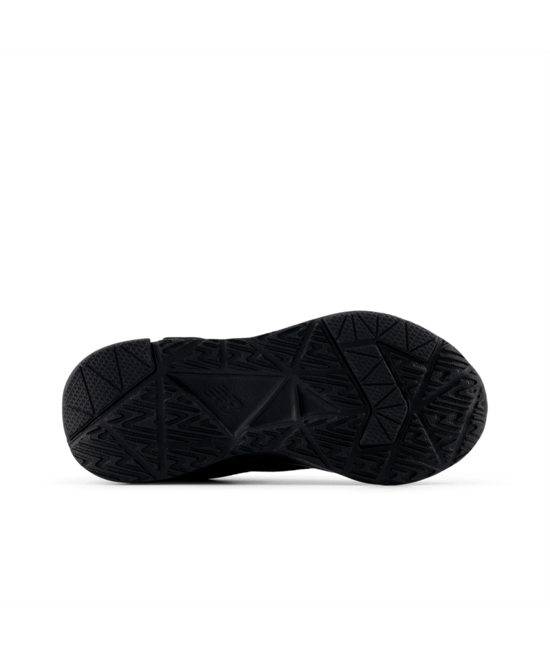 New Balance Kid's 578v1 Bungee Lace with Top Strap Shoe Black