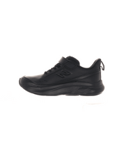 New Balance Kid's Fresh Foam Leather 625 Bungee Lace with Top Strap Shoe Black