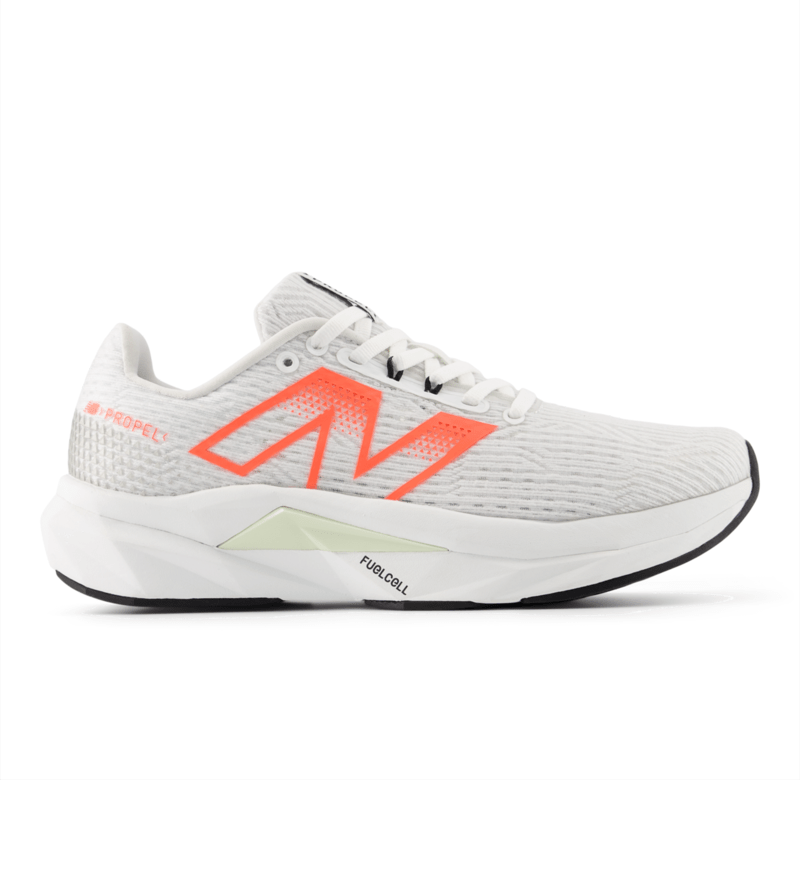 New Balance Women's FuelCell Propel v5 Wide (D) Shoe White/Red