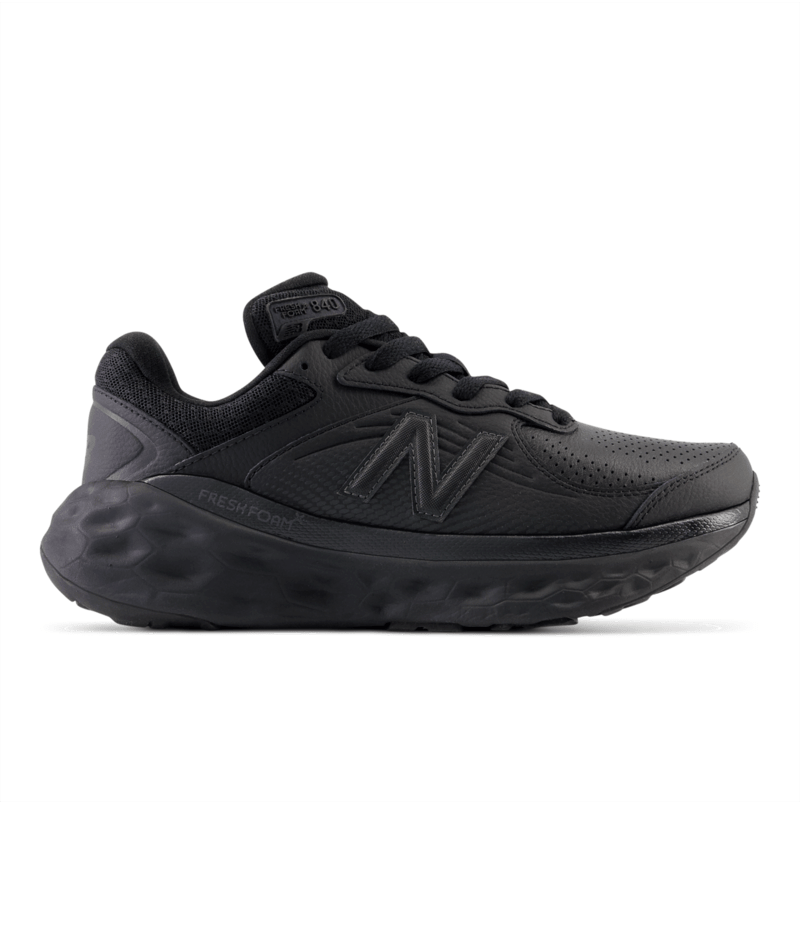 New Balance Women's Fresh Foam X 840F Slip Resistant Shoe Black/Black
