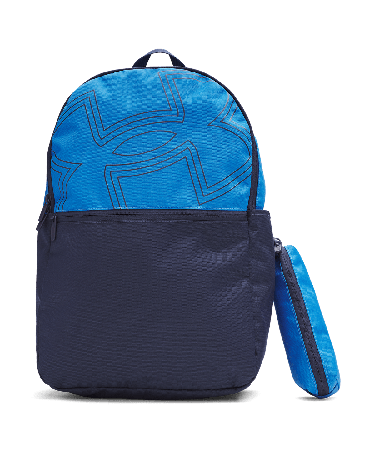 Under Armour Essential Printed Backpack Blue Atlantis