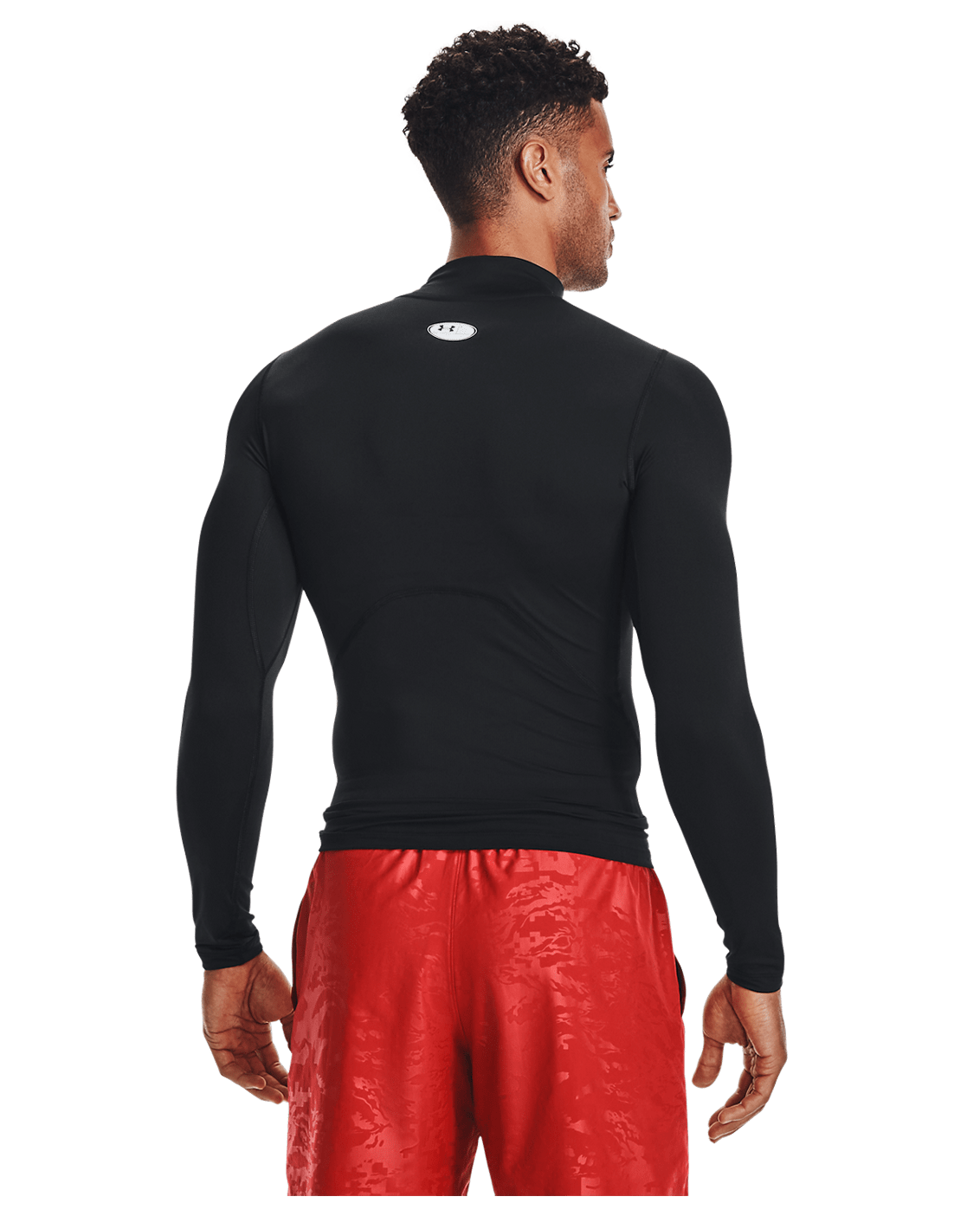Under Armour HeatGear® Men's Mock Long Sleeve Top Black