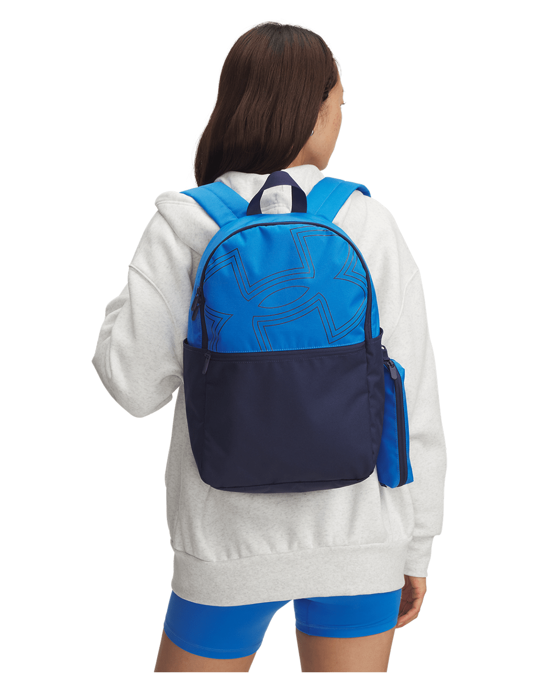 Under Armour Essential Printed Backpack Blue Atlantis