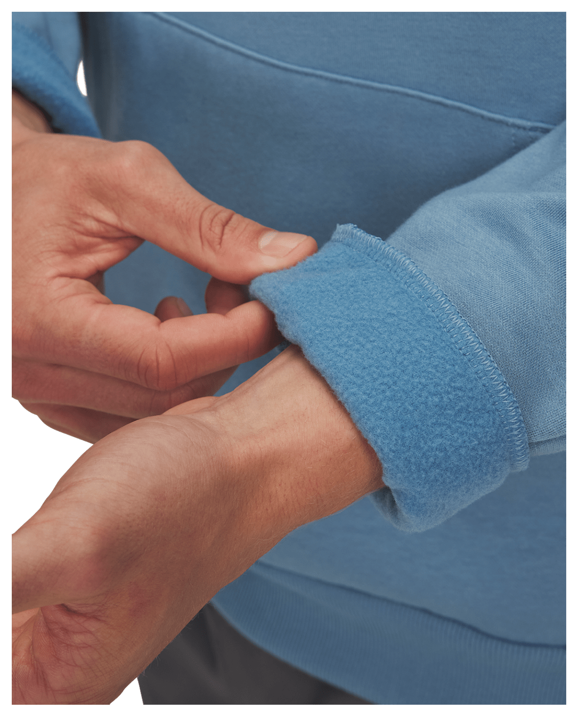 Under Armour Rival Fleece Graphic OD Hoodie Blue Smoke