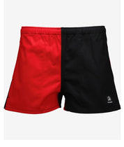 Swanndri Men's Chequered Cotton Rugby Short Red/Black
