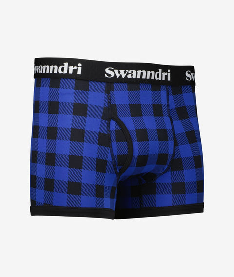 Swanndri Men's Cotton Undies Blue/Black