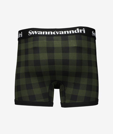 Swanndri Men's Cotton Undies Olive/Black