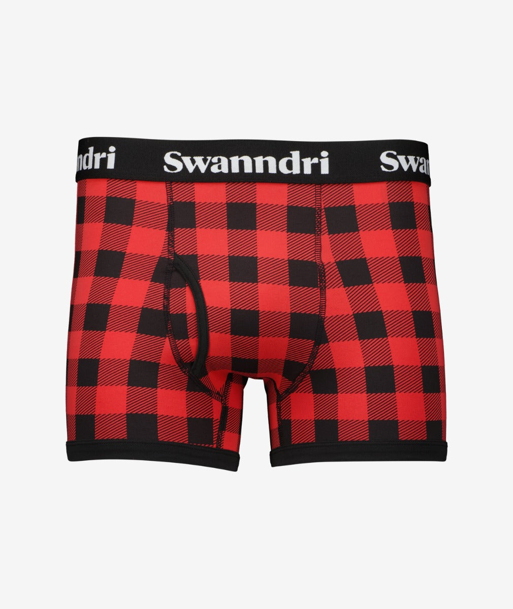 Swanndri Men's Cotton Undies Red/Black