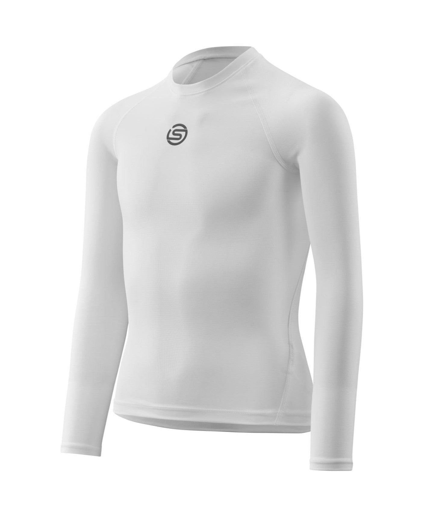 SKINS Kid's Series-1 Long Sleeve Top White