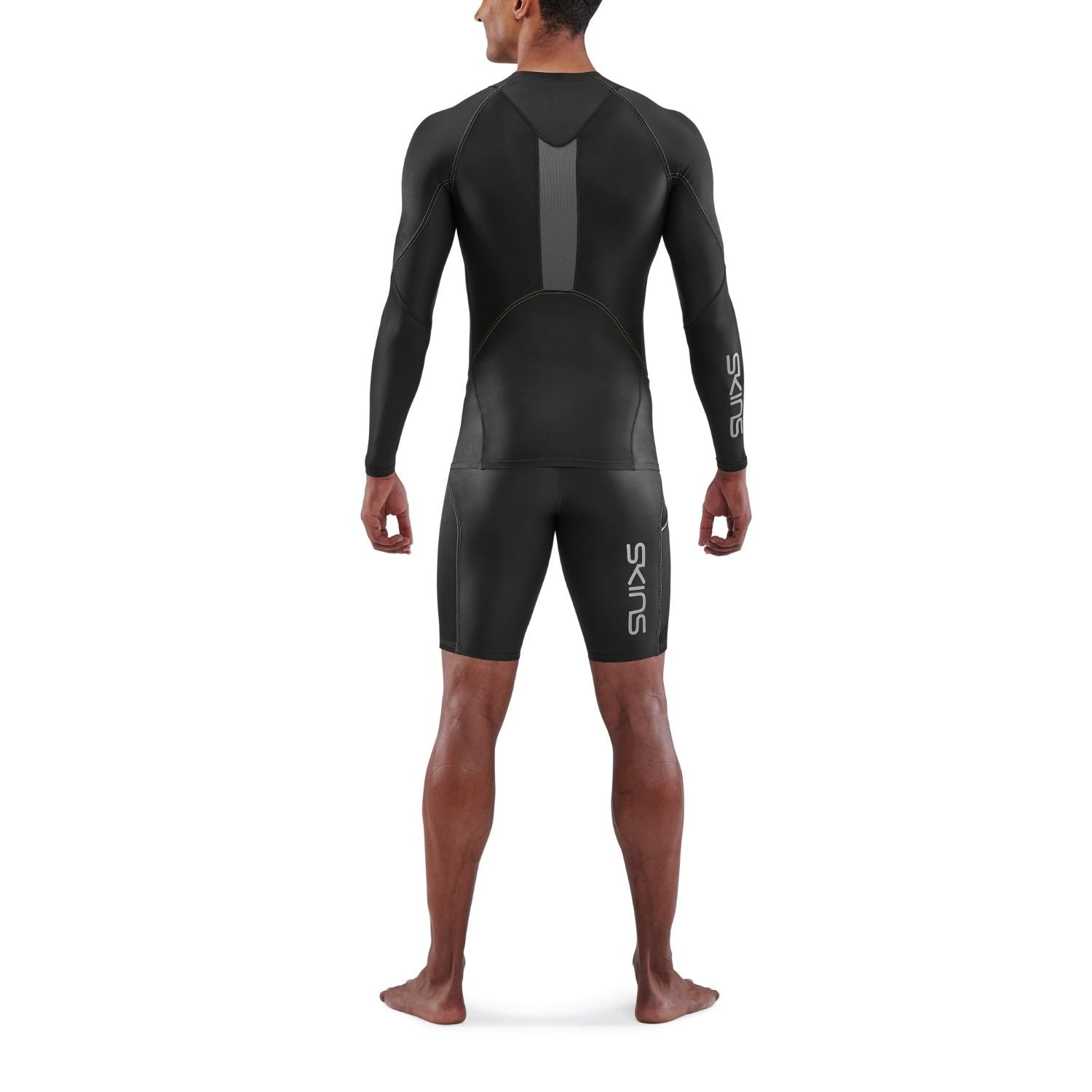 SKINS Men's Series-3 Long Sleeve Top Black