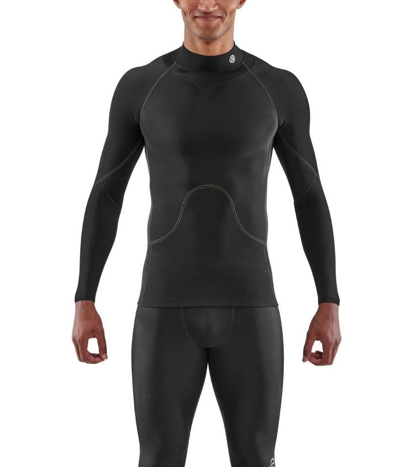 SKINS Men's Series-3 Thermal Long Sleeve Top Black