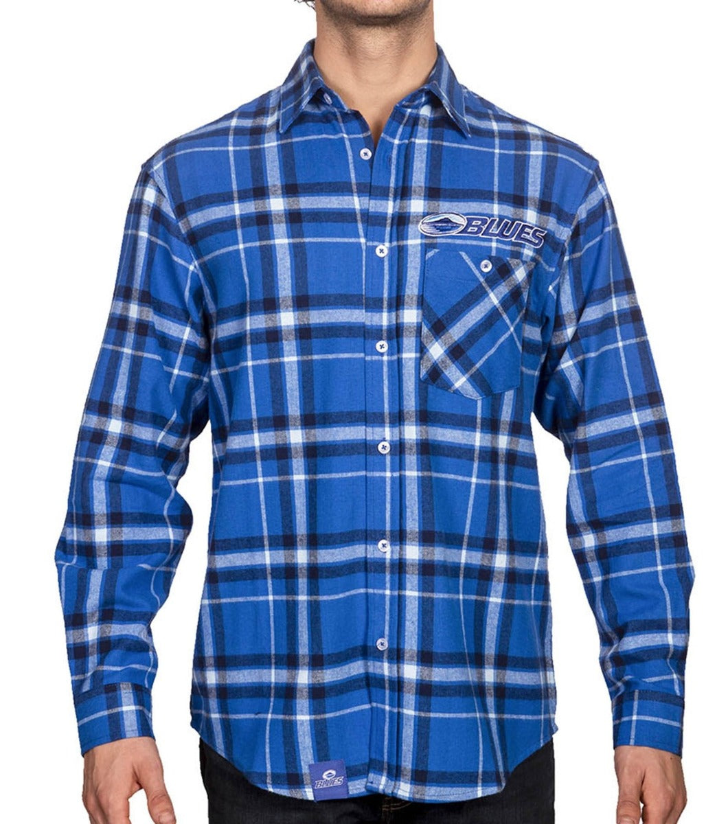Blues Lumberjack Flannel Shirt
