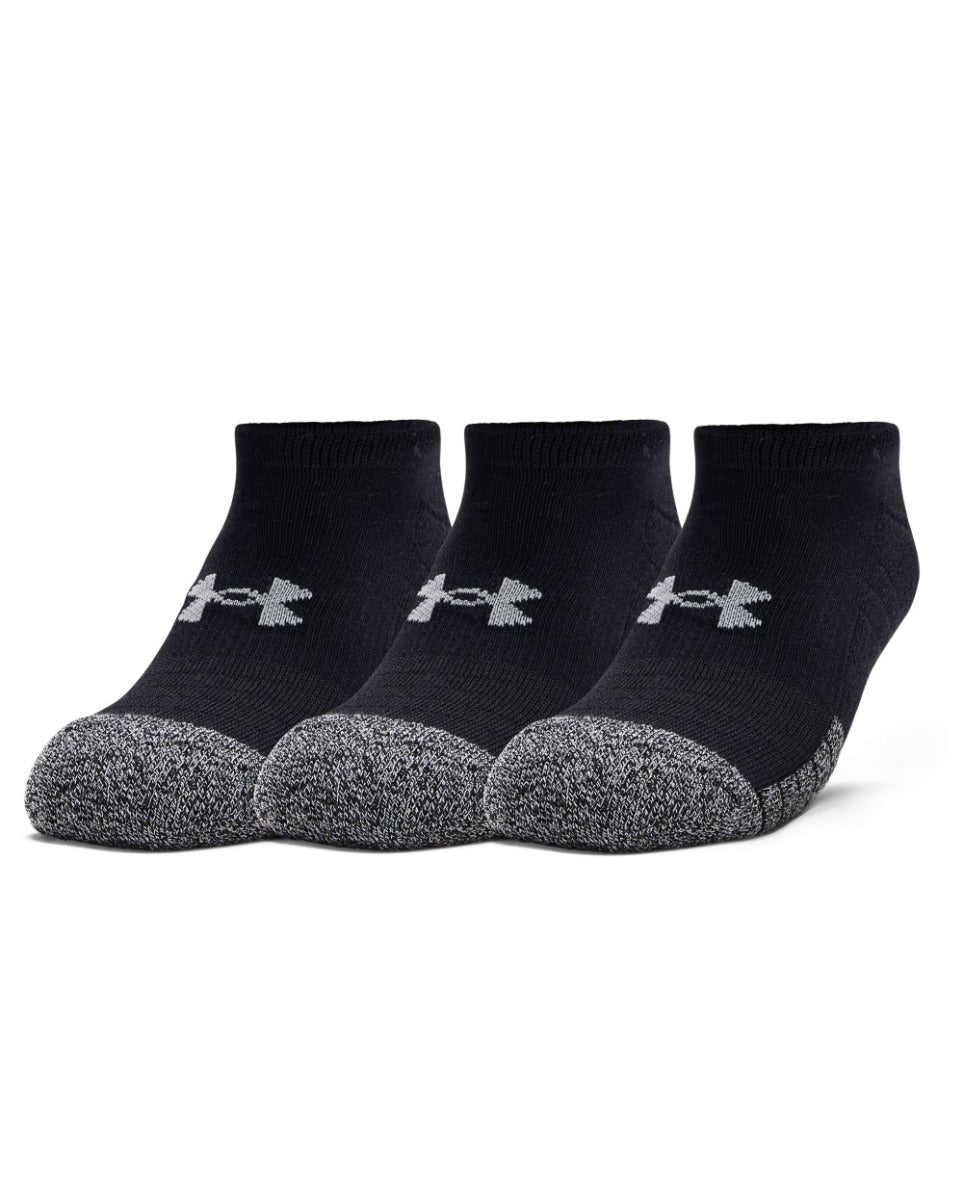 Under Armour HeatGear® No Show Socks 3-Pack Black