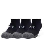 Under Armour HeatGear® No Show Socks 3-Pack Black