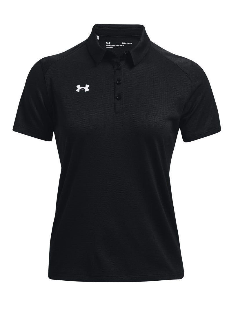 Under Armour Women's Team Tech Polo Black