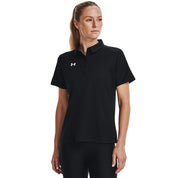 Under Armour Women's Team Tech Polo Black