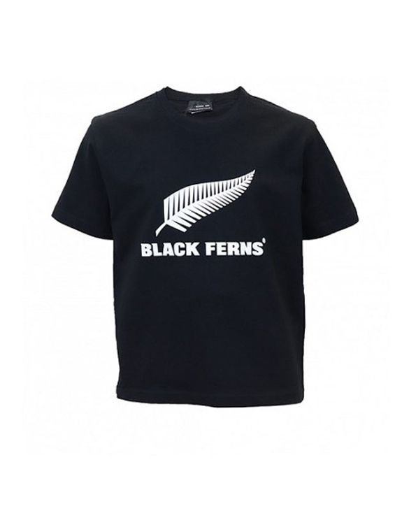 Black Ferns Kids Logo T-Shirt Black – RYOS NZ