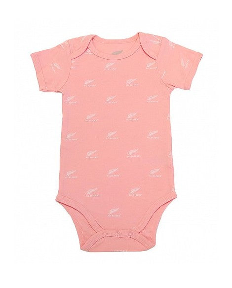 All Blacks Infants Bodysuit Pink Multi Logo