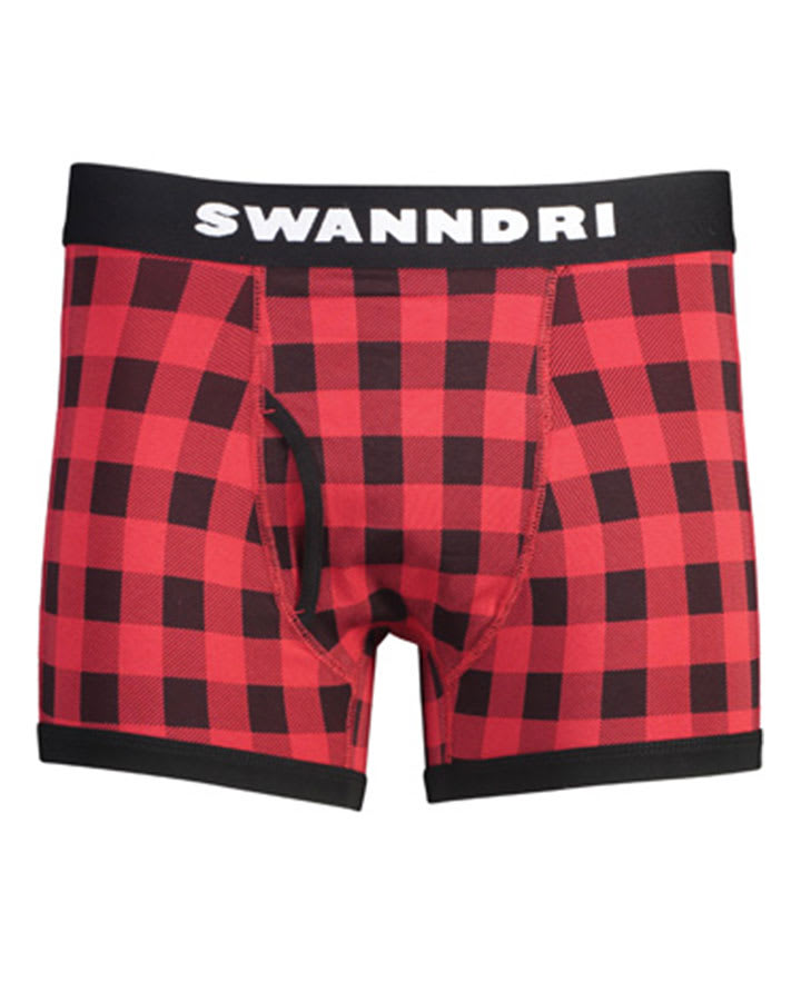 Swanndri Men's Cotton Undies Red/Black