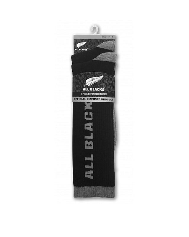 All Blacks Supporter Sock - 2 Pack