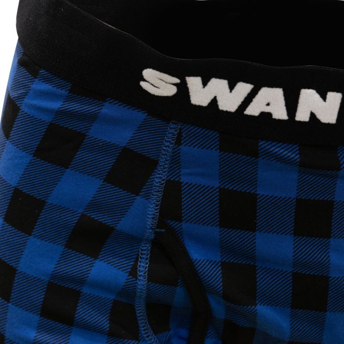 Swanndri Men's Cotton Undies Blue/Black