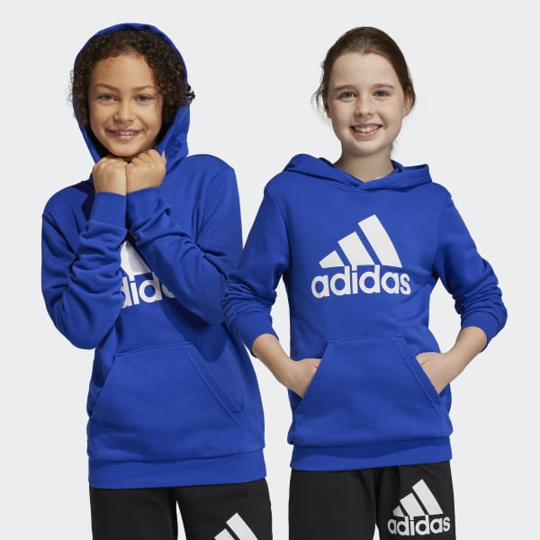 adidas Kid's Ess Big Logo Hoodie Blue
