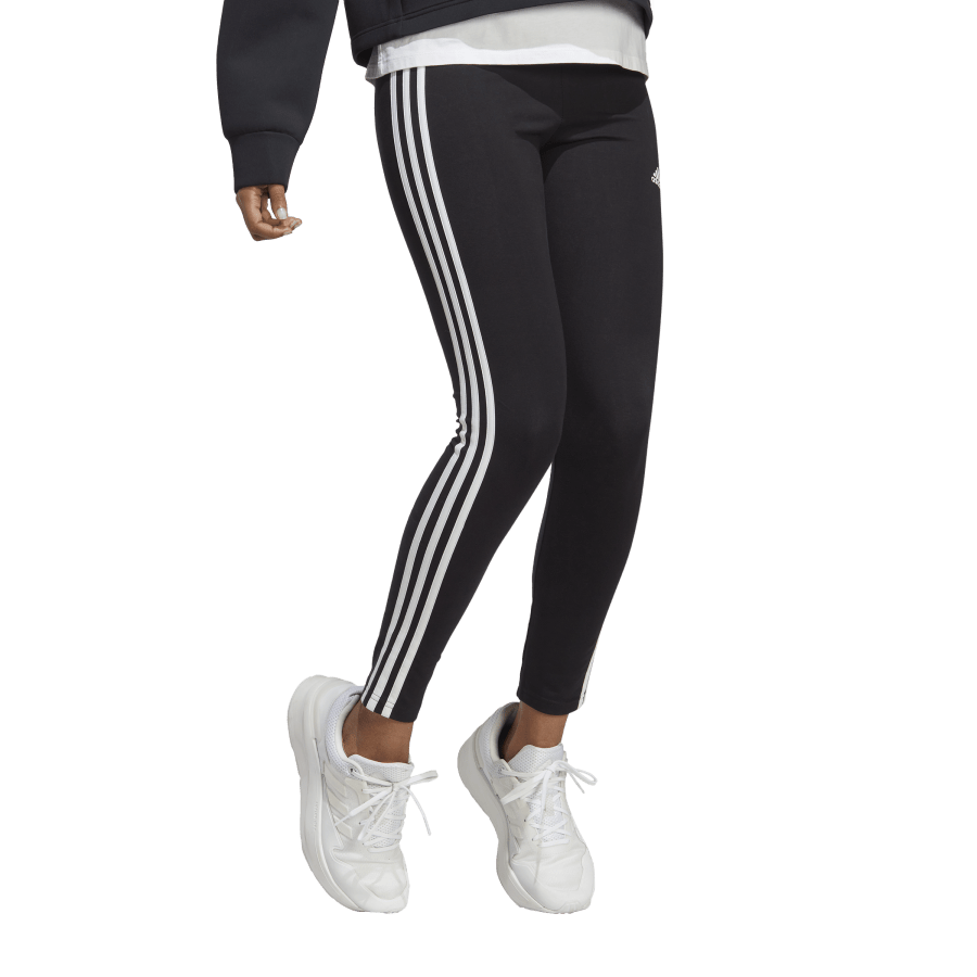 adidas Women's Ess 3S Hi-Waist Jersey Leggings Black