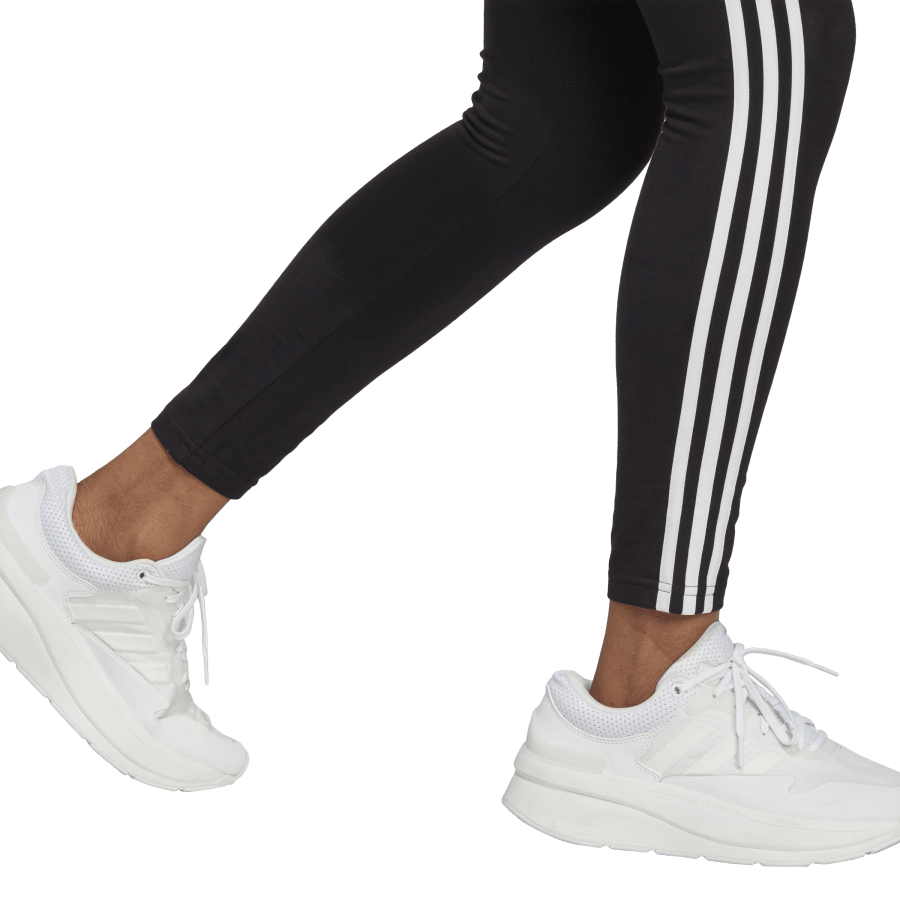 adidas Women's Ess 3S Hi-Waist Jersey Leggings Black