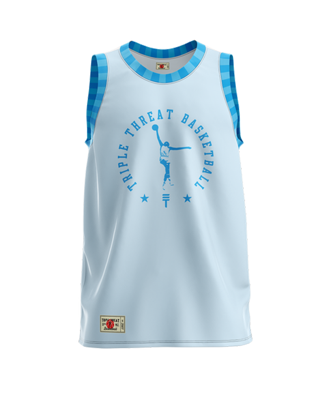 Triple Threat Player Singlet Blue – RYOS NZ