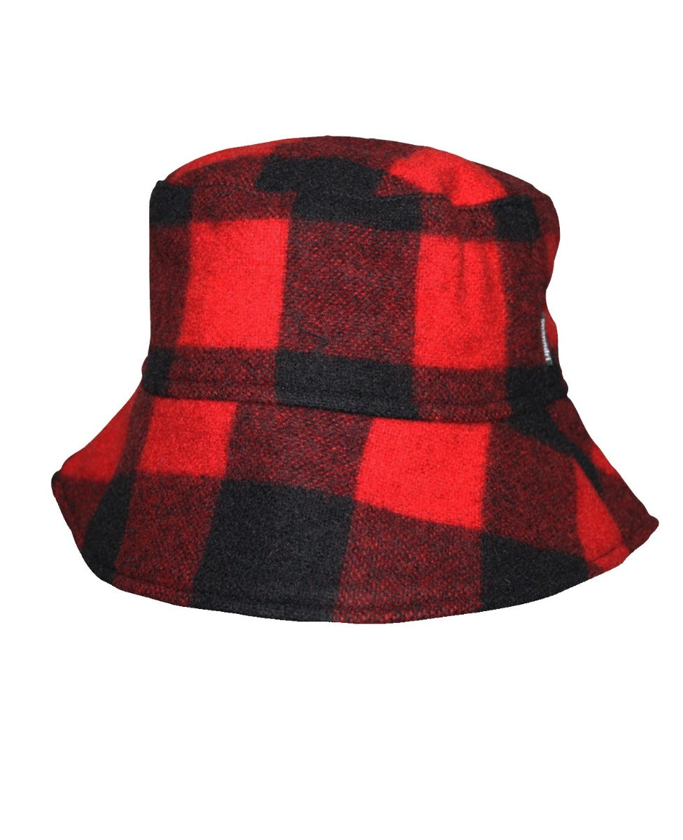 Swanndri Wool Crusher Hat Red/Black