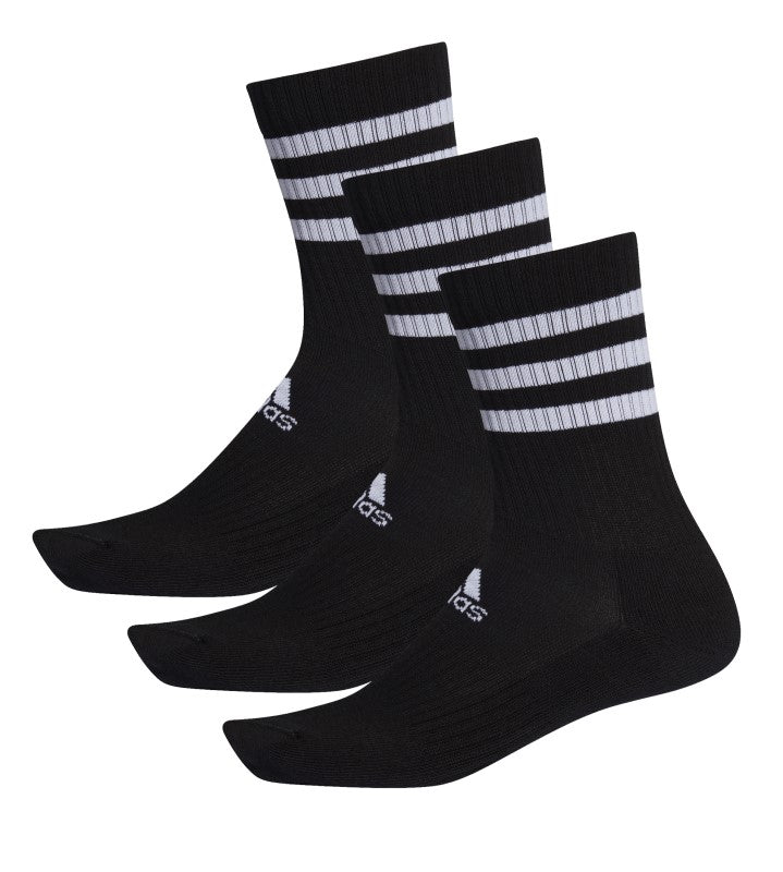 Adidas 3S Cushioned Crew Socks - 3 Pair