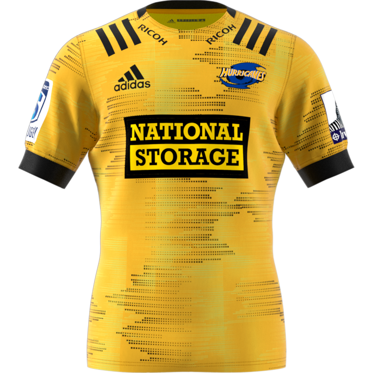 adidas Hurricanes Rugby Home Replica Jersey - Gold