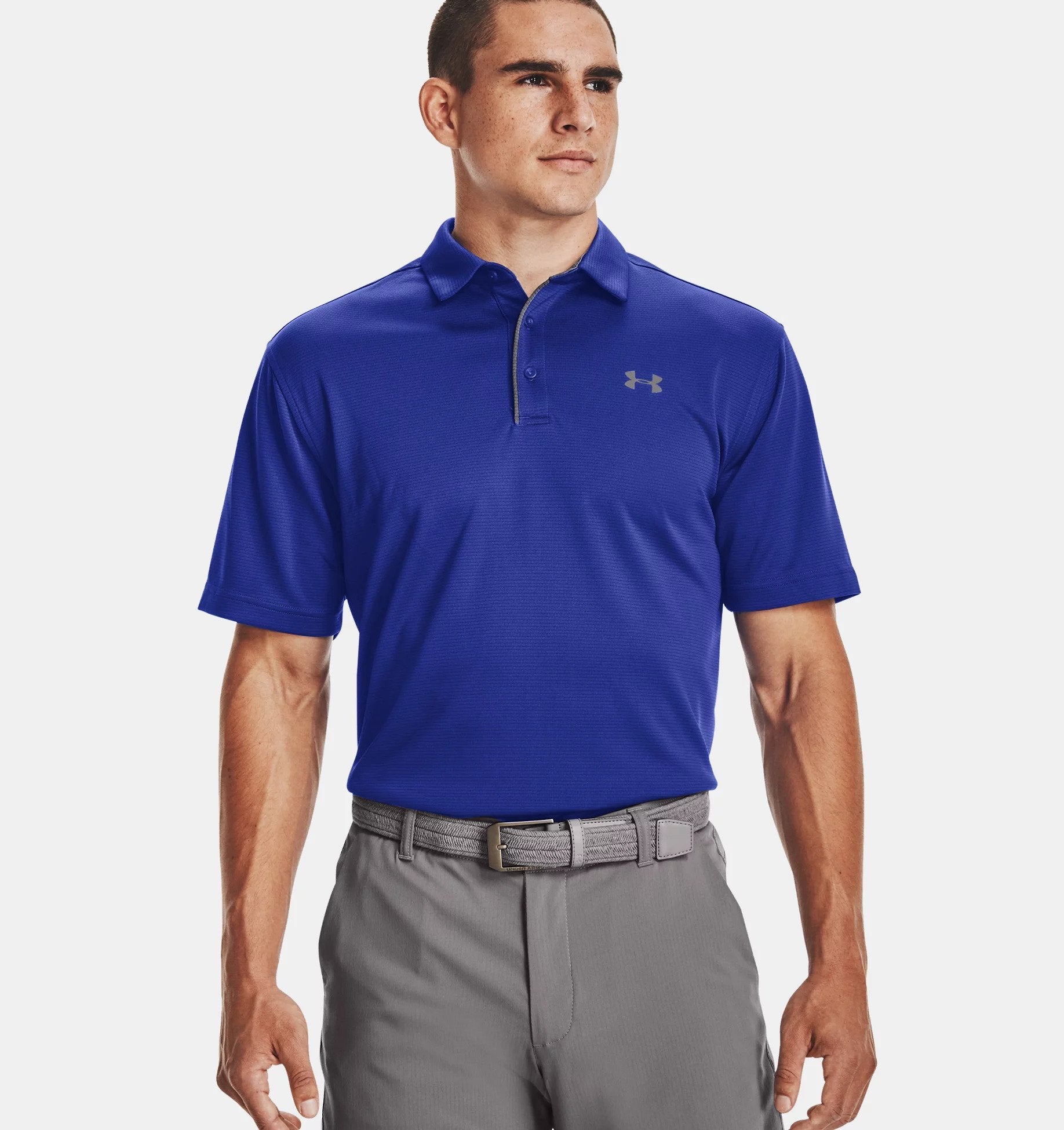 Under Armour Tech Men’s Golf Polo Shirt Royal
