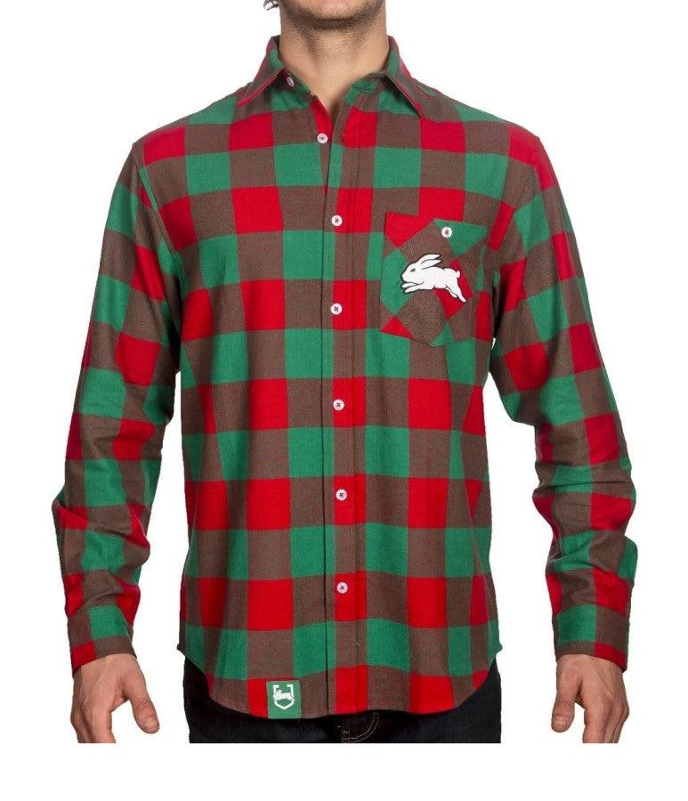 South Sydney Rabbitohs NRL Lumberjack Flannel Shirt