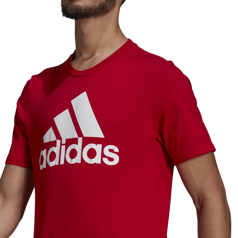 Adidas Big Logo Ess Tee Red