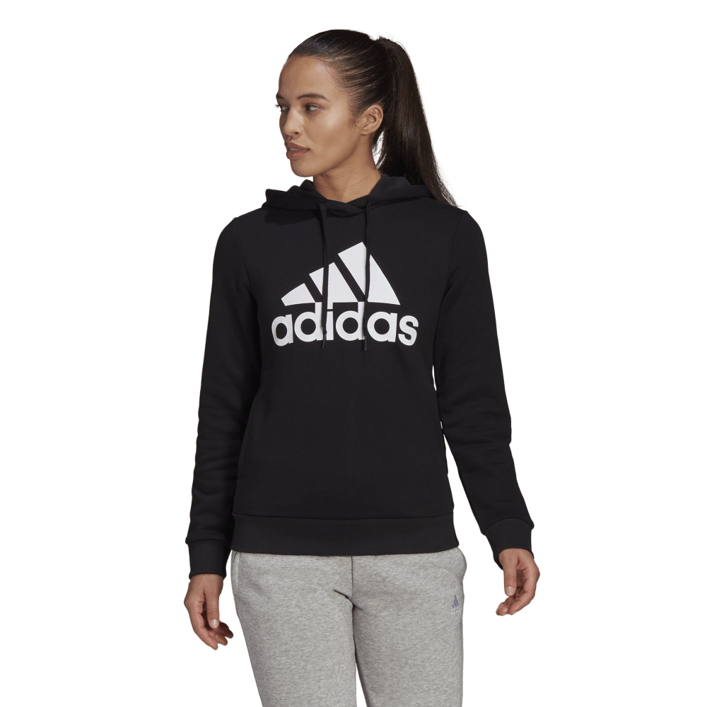 Adidas Women's Essentials Logo Fleece Hoodie Black