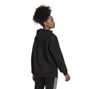 Adidas Womens Big Logo Fleece Hoodie Black