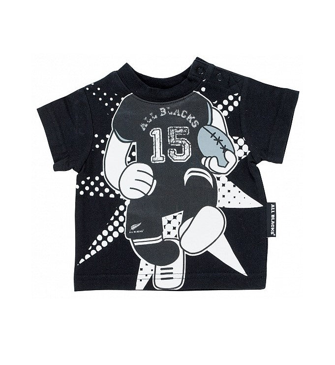 All Blacks Infants Rugby Player T Shirt